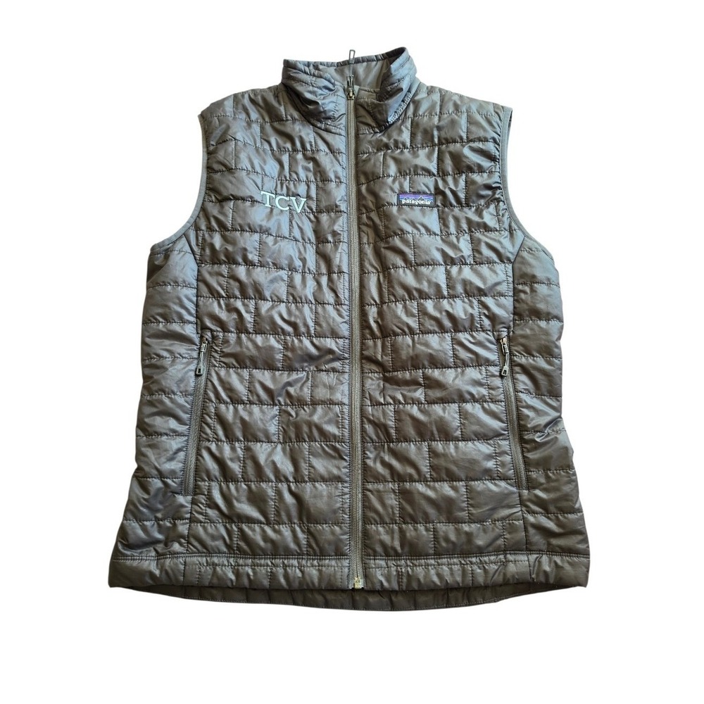 Patagonia Prima Loft Gray Outdoor Trail Sporty Lightweight Vest sz M